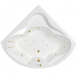 Ванна WHITECROSS Konsul 150x150 ULTRA золото