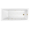 Ванна WHITECROSS Wave Slim 170x75 RELAX золото