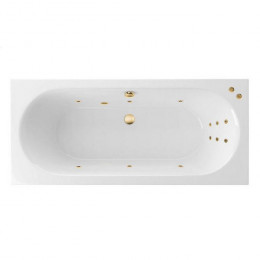 Ванна EXCELLENT Oceana Slim 160x75 LINE золото