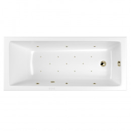 Ванна WHITECROSS Wave Slim 160x70 RELAX бронза