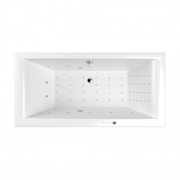 Ванна WHITECROSS Savia Duo 170x80 NANO хром