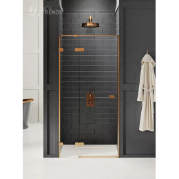 Дверь в нишу NEW TRENDY AVEXA COPPER BRUSHED 120x200 EXK-3539 брашированная медь