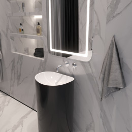 Смеситель для умывальника скрытого монтажа WHITECROSS Y Y1216CR хром