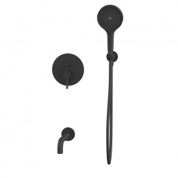 Система для ванны скрытого монтажа WHITECROSS Y YSET06TOPBL черный мат