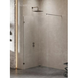 Душевое ограждение NEW TRENDY AVEXA GUNMETAL BRUSHED 80x200 EXK-7101 оружейная сталь