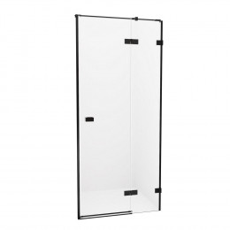 Дверь в нишу NEW TRENDY AVEXA BLACK 140x200 EXK-1559 черный