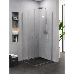 Душевое ограждение NEW TRENDY SUPERIA 80x90x195 K-0740 хром