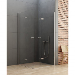 Душевое ограждение NEW TRENDY NEW SOLEO складные 2D 100x90x195 D-0150A/D-0153A хром