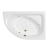 Ванна WHITECROSS Aquarella 170x110 правая RELAX бронза