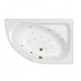 Ванна WHITECROSS Aquarella 170x110 правая RELAX бронза