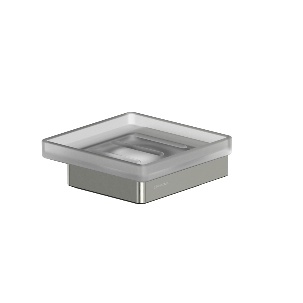 Мыльница подвесная WHITECROSS Cubo CU2420NIB брашированный никель