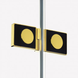 Шторка для ванны NEW TRENDY AVEXA GOLD SHINE 100x150 EXK-2183 R золото