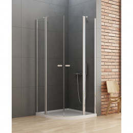 Душевое ограждение NEW TRENDY NEW SOLEO 80x80x195 K-0418 хром