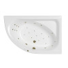 Ванна WHITECROSS Aquarella 170x110 правая ULTRA бронза