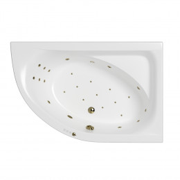 Ванна WHITECROSS Aquarella 170x110 правая ULTRA бронза