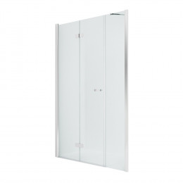 Дверь в нишу NEW TRENDY NEW SOLEO PLUS L 140x195 D-0150A/D-0096B хром