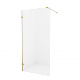 Душевое ограждение NEW TRENDY AVEXA GOLD BRUSHED 150x200 EXK-7020 брашированное золото