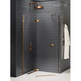 Душевое ограждение NEW TRENDY AVEXA COPPER BRUSHED L 100x80x200 EXK-3827 брашированная медь