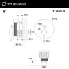 Смеситель для душа скрытого монтажа WHITECROSS Y Y1235GLB брашированное золото