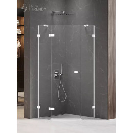 Душевое ограждение NEW TRENDY AVEXA WHITE L 80x80x200 EXK-3862 белый