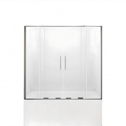 Шторка для ванны NEW TRENDY SMART 170x150 EXK-4107 хром