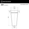 Умывальник WHITECROSS Air D=40,5 RAL мат иск. камень