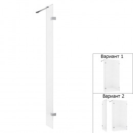 Душевое ограждение NEW TRENDY EVENTA 23x200 EXK-4639 хром