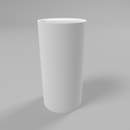 Умывальник WHITECROSS Pantheon D=43 белый мат иск. камень