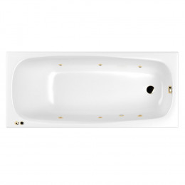 Ванна WHITECROSS Layla Slim 170x75 SOFT золото