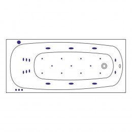 Ванна WHITECROSS Layla Slim 180x80 ULTRA белый