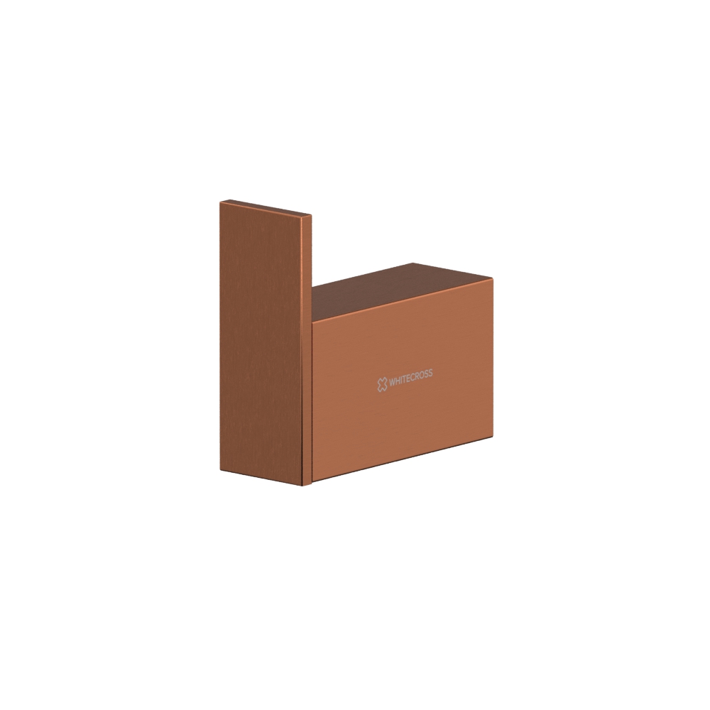 Крючок WHITECROSS Cubo CU2410CPB брашированная медь