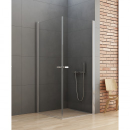 Душевое ограждение NEW TRENDY NEW SOLEO 2D 100x100x195 D-0142A/D-0142A хром