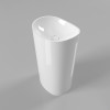Умывальник WHITECROSS Stella 50x40 белый глянец иск. камень