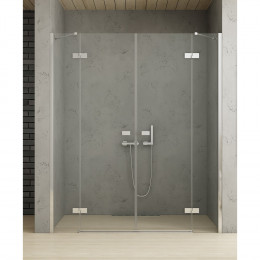 Дверь в нишу NEW TRENDY REFLEXA 200x200 EXK-5073 хром