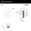 Смеситель термостатический для душа скрытого монтажа WHITECROSS Y Y1236GM оружейная сталь