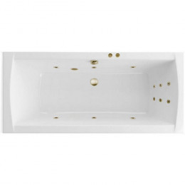 Ванна EXCELLENT Aquaria Lux Slim 180x80 LINE бронза