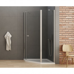 Душевое ограждение NEW TRENDY NEW SOLEO 100x80x195 K-0608 хром