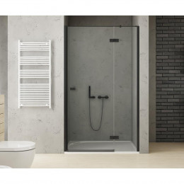 Дверь в нишу NEW TRENDY REFLEXA BLACK R 100x200 EXK-4903 черный