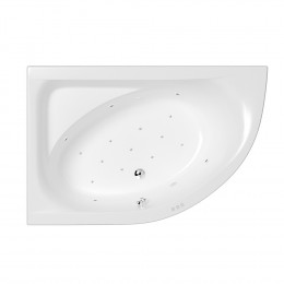 Ванна WHITECROSS Aquarella 170x110 левая RELAX хром
