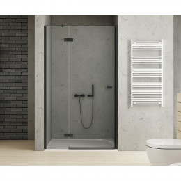 Дверь в нишу NEW TRENDY REFLEXA BLACK L 140x200 EXK-4910 черный