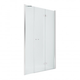 Дверь в нишу NEW TRENDY NEW SOLEO PLUS R 120x195 D-0154A/D-0095B хром