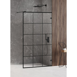 Душевое ограждение NEW TRENDY AVEXA BLACK 70x200 EXK-2020 черный