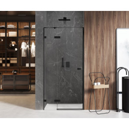Дверь в нишу NEW TRENDY AVEXA BLACK 130x200 EXK-1556 черный