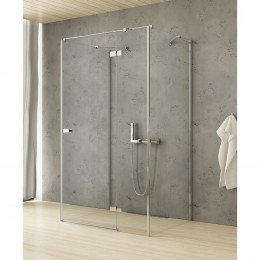 Душевое ограждение NEW TRENDY REFLEXA R 110x90x200 EXK-5228 хром