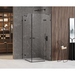 Душевое ограждение NEW TRENDY AVEXA BLACK 110x90x200 EXK-1843 черный