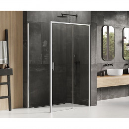 Душевое ограждение NEW TRENDY PRIME 160x70x200 D-0311A/D-0122B хром