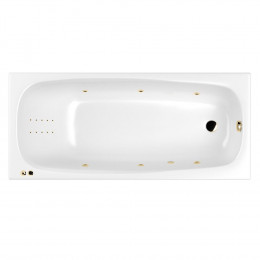 Ванна WHITECROSS Layla 170x75 LINE NANO золото