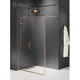 Душевое ограждение NEW TRENDY AVEXA COPPER BRUSHED 140x200 EXK-4324 брашированная медь