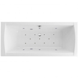 Ванна EXCELLENT Aquaria Lux 180x80 RELAX хром