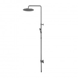 Система для душа наружного монтажа, оружейная сталь, WHITECROSS Y Y1244TOPGM 